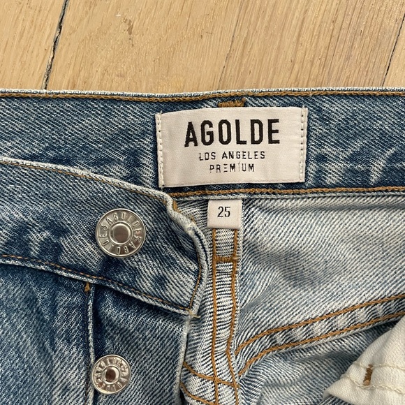 Agolde Riley High Rise Straight Jean - Picture 3 of 6